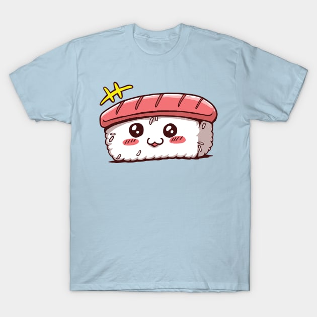 Cute Kawaii Sushi Nigiri T-Shirt by HiFi Tees